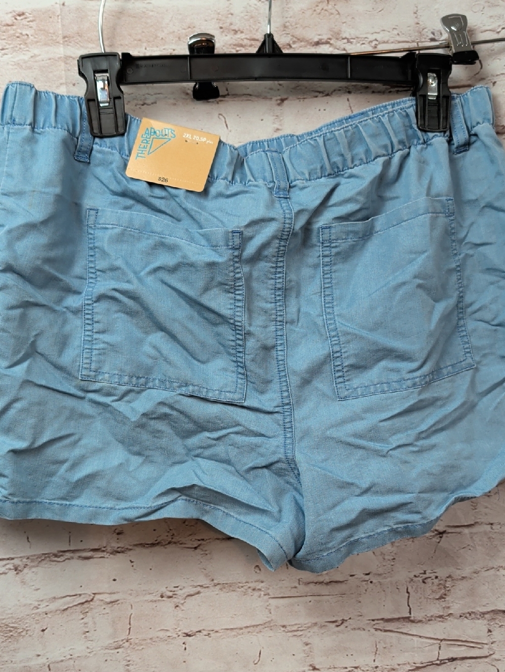 Light Blue Girl's Casual Elastic-Waist Shorts 2xl Nwt Thereabouts - Picture 4 of 5